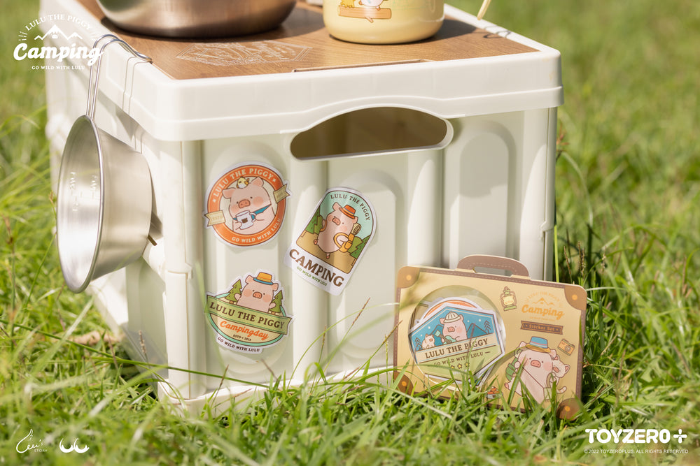 LuLu The Piggy Camping - Sticker Set