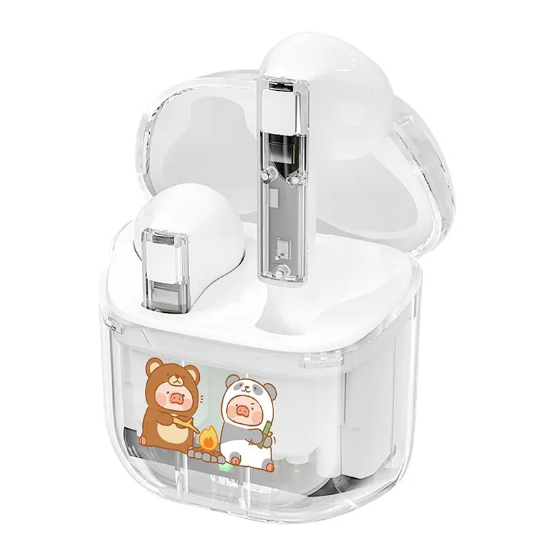 XPower x Lulu the 
Piggy BSE10 
Transparent True 
Wireless Bluetooth 
5.3 Earbuds