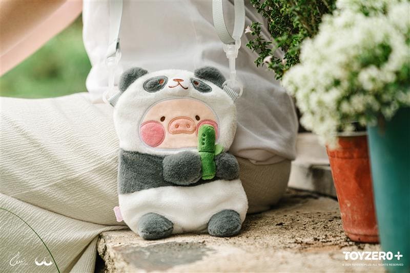 LuLu the Piggy Animal Party - Panda Lu Plush Crossbody Bag