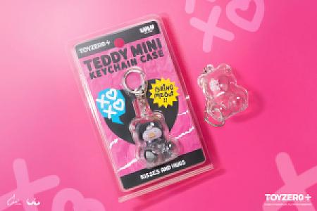 LuLu the Piggy - Teddy Mini Keychain Case (XOXO Version)