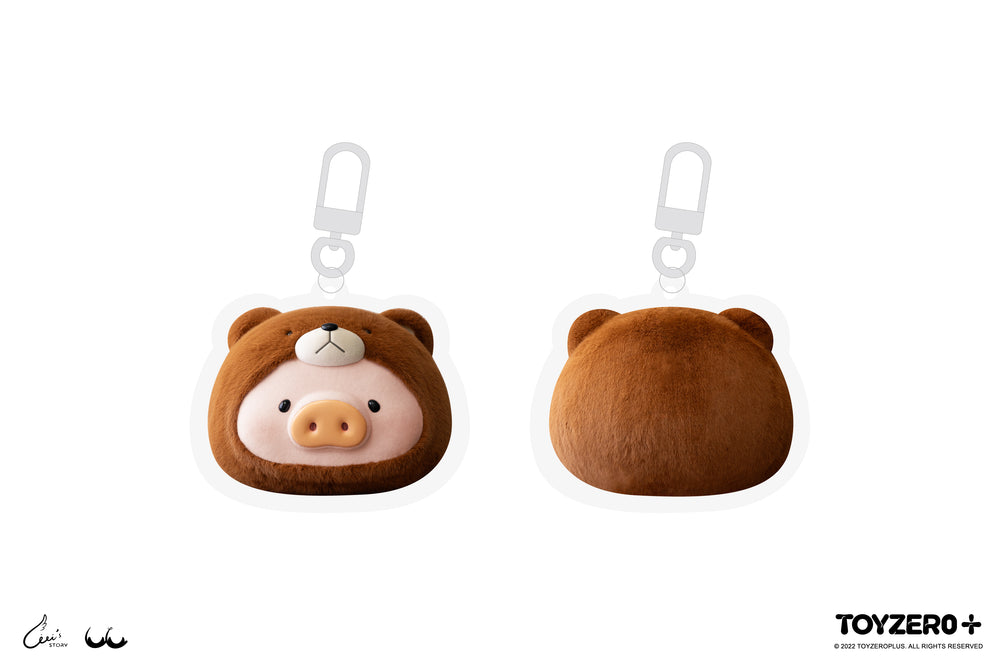 LuLu The Piggy Teddy LuLu - Acrylic Keychain (Pig Head ver.)