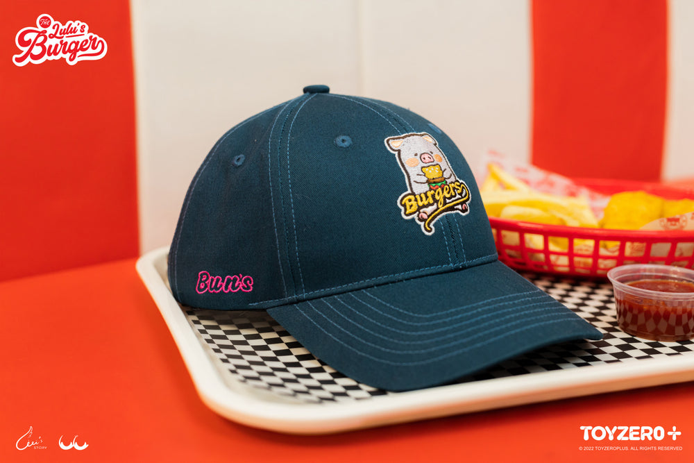 LuLu The Piggy Burger - Navy Cap (Bun's exclusive)