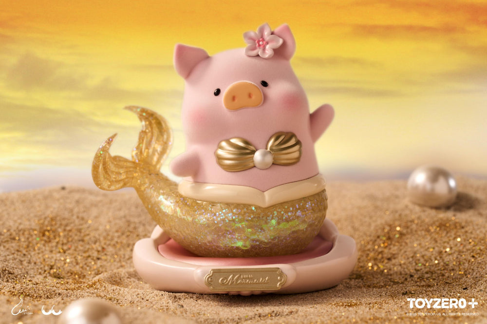LuLu the Piggy - XL Mermaid (Rosy Sky)