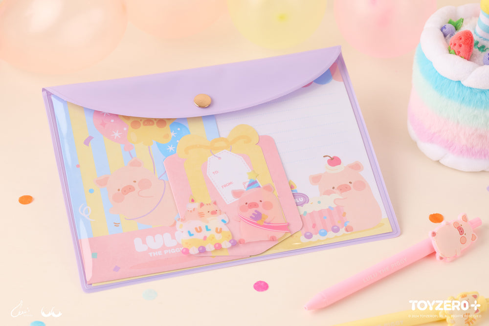 LuLu the Piggy Birthday - Message Letter