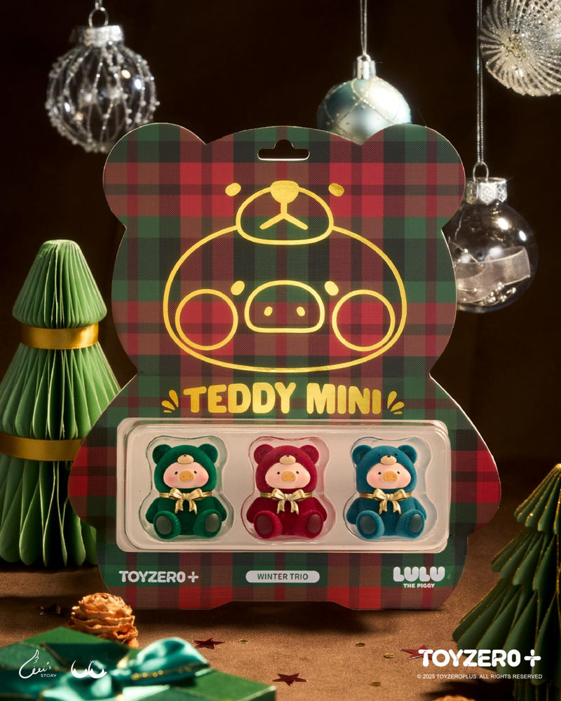 LuLu the Piggy - Teddy MINI Limited Edition (Winter Trio)