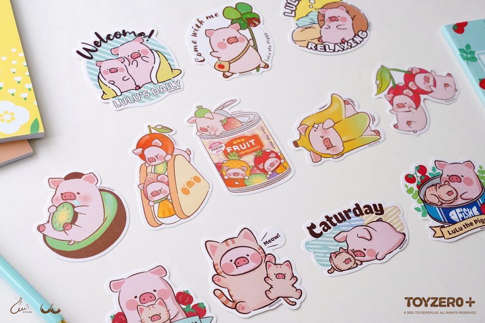 LuLu The Piggy - Sticker